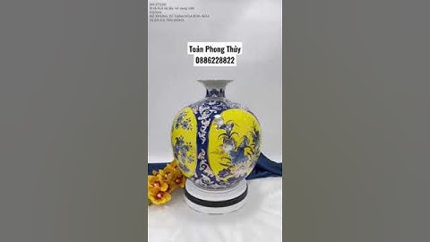 Bình hút lộc tứ cảnh bốn mùa Toản Phong Thủy