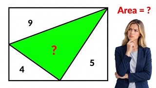 Information The Elegant Way to Find the Area of the Green Triangle Update