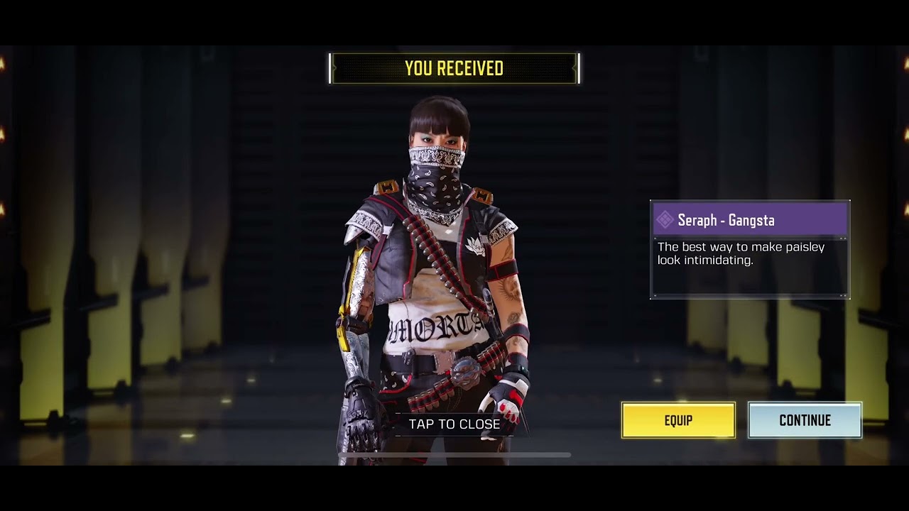 Seraph skin from the crates/red spirit tournament 