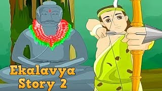 Ekalavya Story In Hindi | Episode 2 | Mahabharata | Animated Cartoon Stories | Masti Ki Paathshala