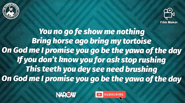 Shatta Wale On God (Lyrics video)