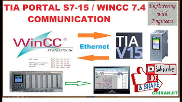 TIA Portal S7-15.1 Communication with Wincc 7.4 (Hindi)