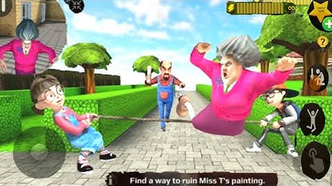 Scary Teacher 3D_New updater-New fun video everyday , gameplay walkthrough  part 60 ( android, ios)