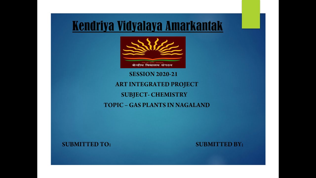 CBSE ART INTEGRATED PROJECT OF CHEMISTRY CLASS 12 YouTube