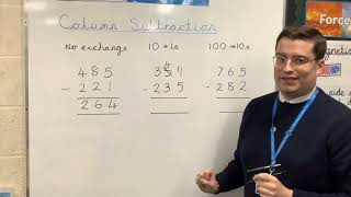 Column subtraction - Year 3