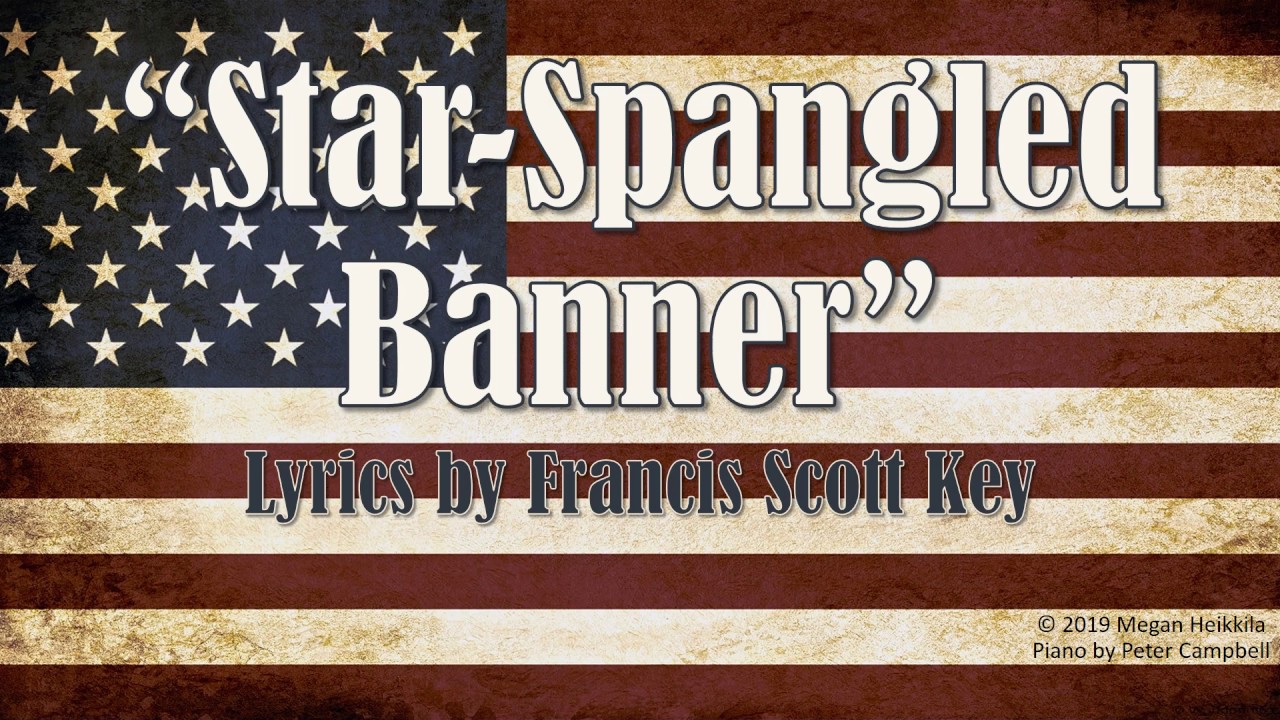 Star spangled banner karaoke piano