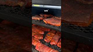 “🔥 Pork Belly & Ribs Smokin’ in Perfect Weather! 😎”