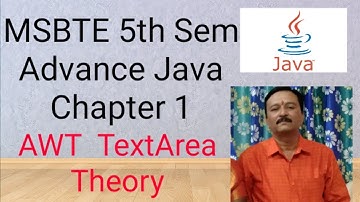 Chapter 1 AWT TextAreaTheory