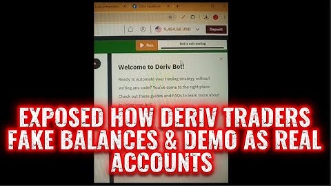 WE EXPOSED ALL DERIV TRADERS IN KENYA HIVI NDIO WAMEKUWA WAKI EDIT ACCOUNTS TO LIE THEY USE DEMOS