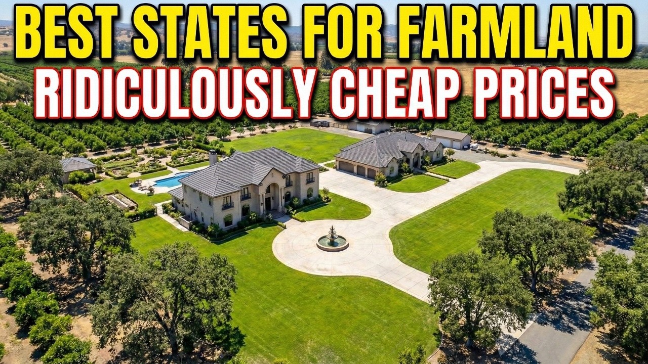 Best States for Cheap Farmland 2026 | Top 15 Places to Buy Land Under ,500/Acre