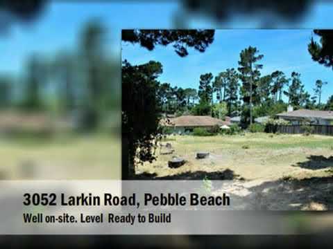 3052 Larkin Road, Pebble Beach, CA home video tour