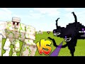 Mega Iron Golem vs Wither Storm in Minecraft