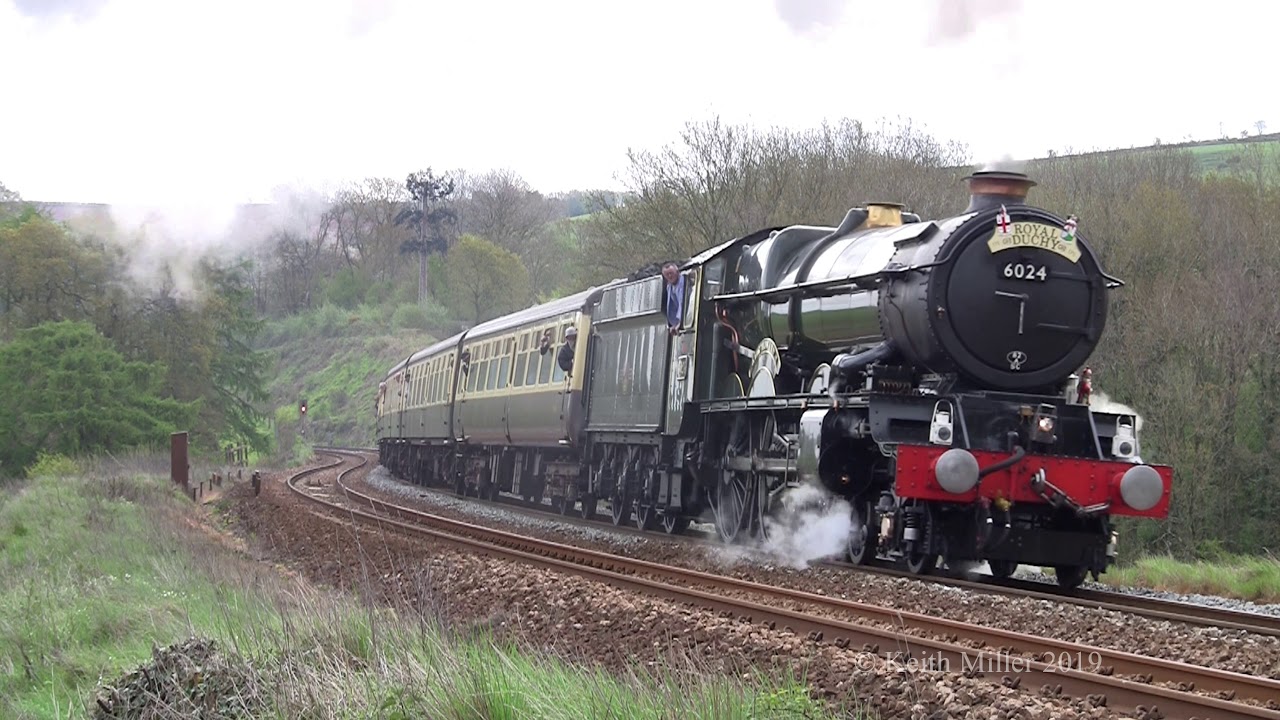 Archive film, GWR 4-6-0 6024 King Edward I during the years 2005 – 2012