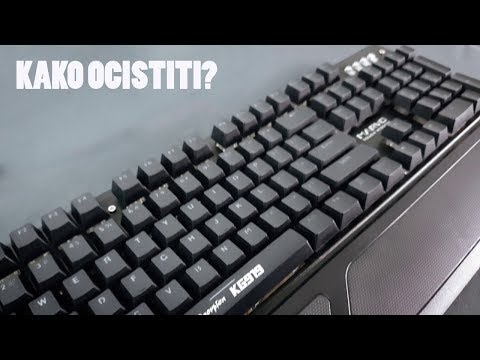 Video: Kako Očistiti Tastaturu Računara