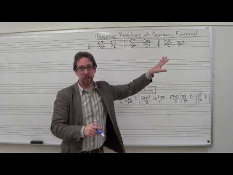 Dr. B Music Theory Lesson 39 (Even More Advanced Secondary Functions)