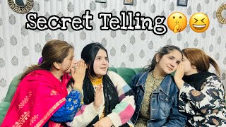 Secret Telling Challenge 🤫 | yh kesy secret hain?😆 sawera ka sans ruk gya😂