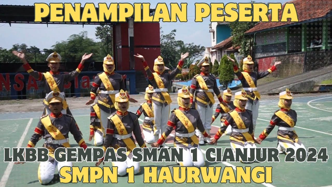PENAMPILAN PASUKAN...!!! SMPN 1 HAURWANGI - DI LKBB GEMPAS SMAN 1 CIANJUR