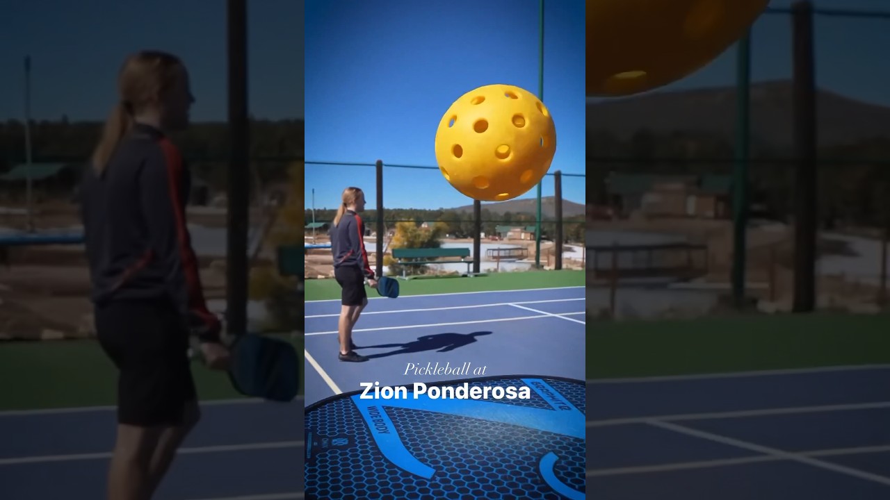 Bring your pickleball rivalry to the courts at Zion Ponderosa!