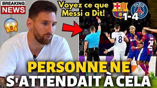 🚨BOMBE URGENTE! MESSI SOUTIENT RONALD ARAÚJO DANS SON EXPULSION! PERSONNE ATTENDAIT! ACTU BARCELONE!