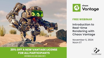 Unlock Real-time Rendering Power: A Live Introduction to Chaos Vantage