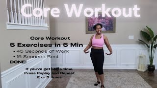 5-Minute Standing Core/Abs Workout for Women Over 50