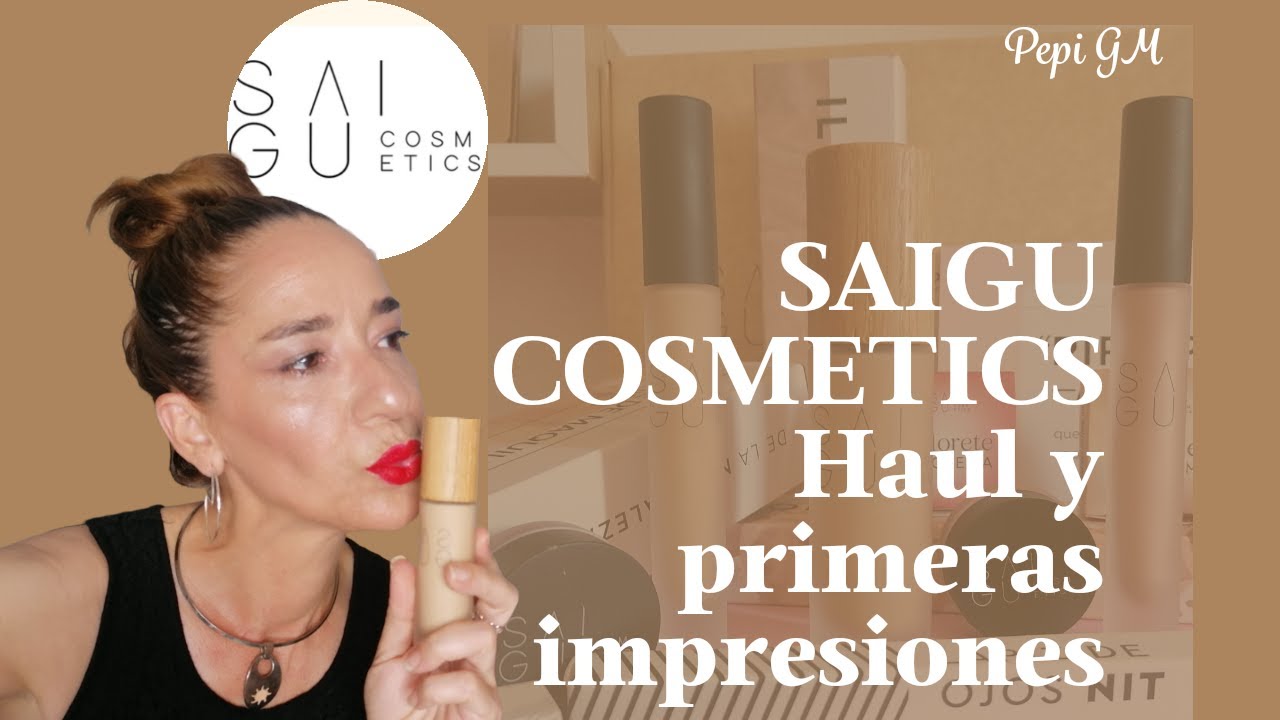 SAIGU COSMETICS Haul y PRIMERAS IMPRESIONES,MARCA ESPAÑOLA #menorca