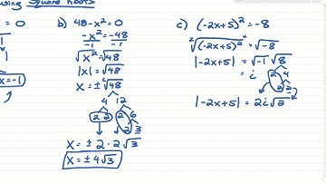 1.4 - Quadratic Equations