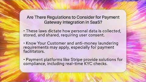 Are There Regulations to Consider for Payment Gateway Integration in SaaS? | Ecom SaaS Stack News
