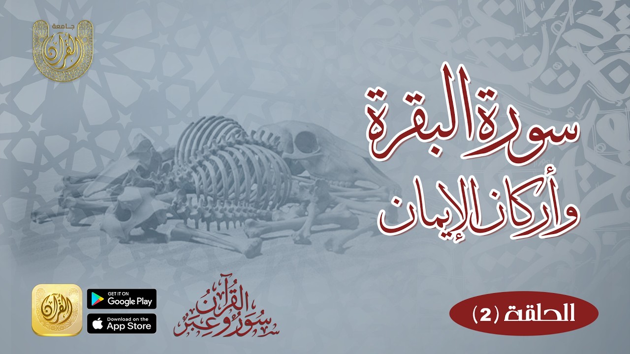 سورة البقرة وأركان الإيمان = الحلقة الثانية عن سورة البقرة في سلسلة (القرآن سور وعبر)