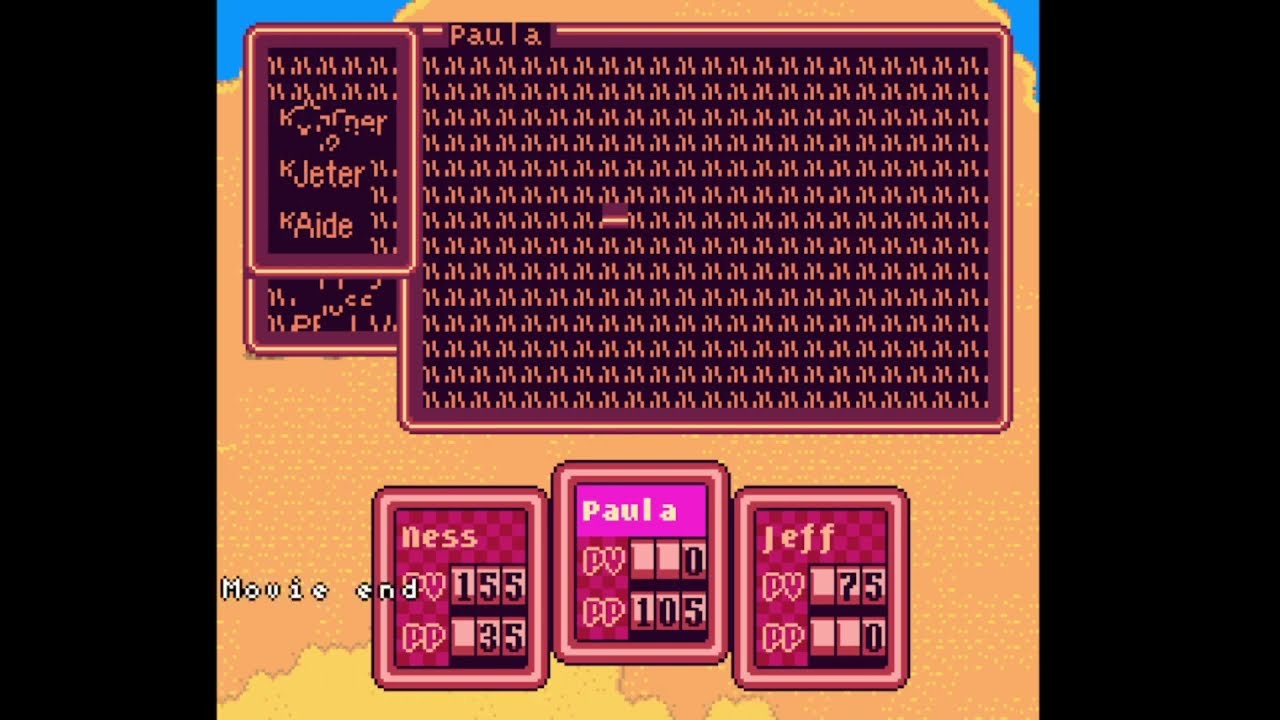 Earthbound (French Translation rom hack) new bug found (more information in description)