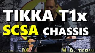 Tikka T1X 22lr SCSA Chassis upgrade