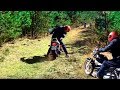 Мотопрогулка в лесу. 2018. Forest moto trip