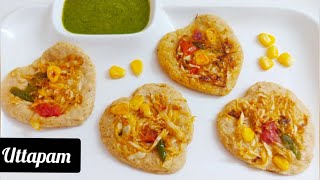 Oats Paneer Uttapam | Filled with Vegetables | Healthy and Easy Uttapam Recipe
