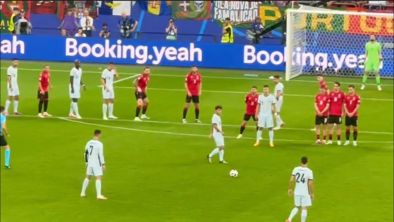 Cristiano Ronaldo knuckleball Free kick vs YouTube