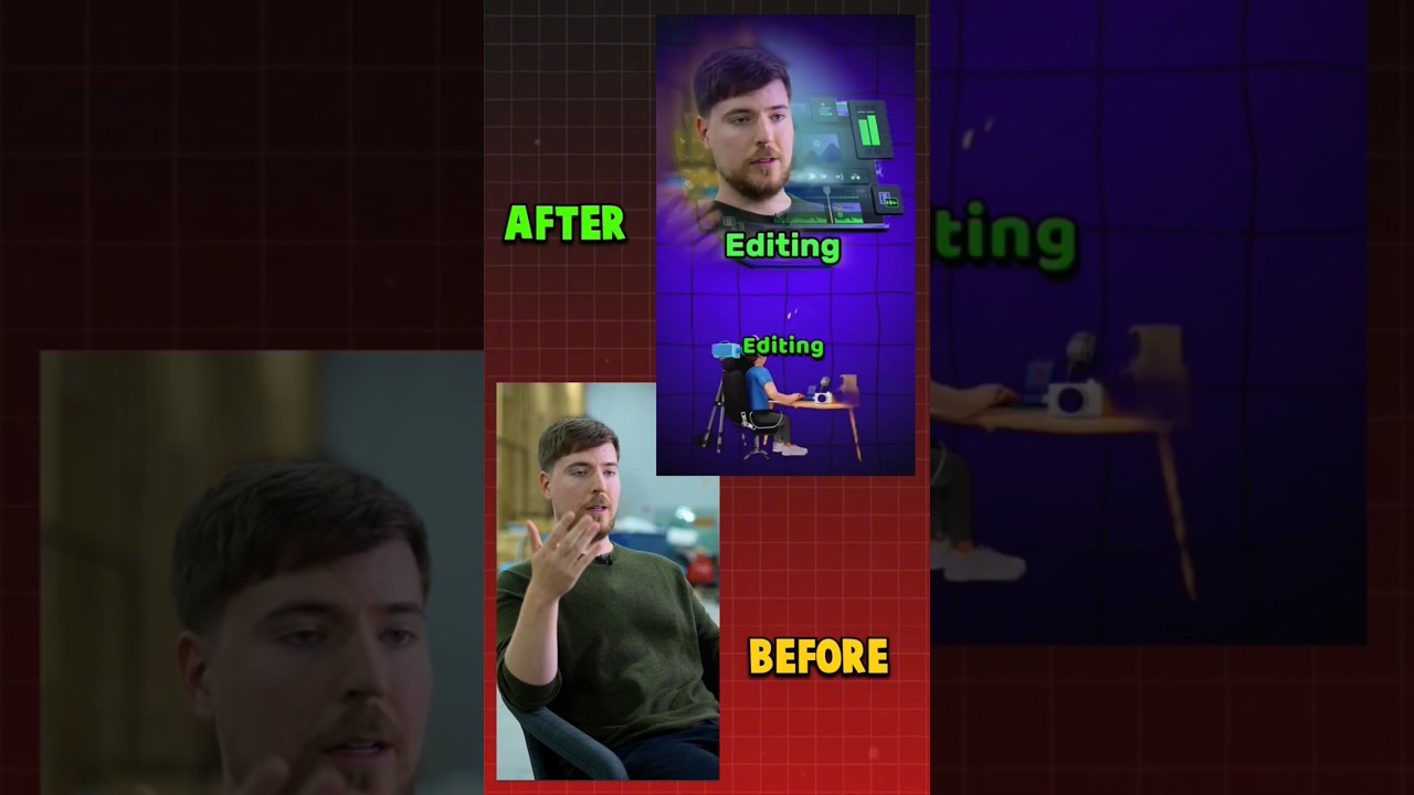 "Before ➡️ After 🎞️"!! 💼 Offering paid video editing services . #shorts #viral #beforeandafter