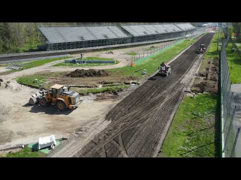 4k  -TRAVEL ITALIA - AUTODROMO DI MONZA - LAVORI DI AMMODERNAMENTO 2024