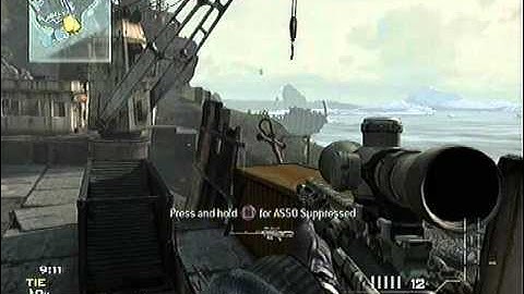 Call of Duty MW3 Rage quit after spawn kill, face off 1v1 Aground