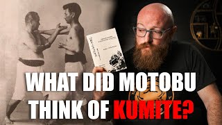 What did Motobu think of Kumite?  kenfuTV S4E44