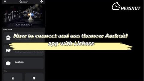 How to connect and use the new Android app with Lichess#chessnut #chess #chessgame