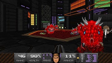Doom 2 - Back to Saturn X 3 Demo (Map 1 - Space City Kicks): UV-Max (Map Author: esselfortium)