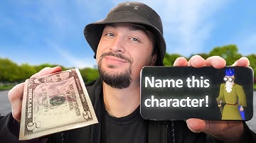 Paying Strangers To Name RuneScape NPC