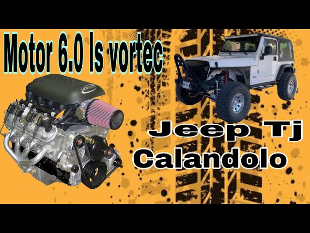 swap Jeep Tj / motor  vortec / Jeep wrangler / a detalle. - YouTube