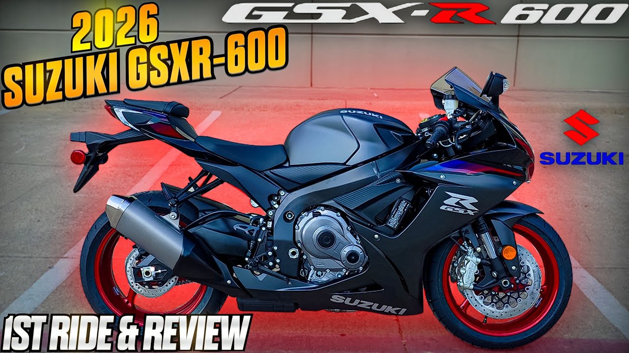 Suzuki GSX-R 600 2026 года: первая поездка и обзор | «ОРИГИНАЛЬНЫЙ ГАНГСТЕР» Suzuki среди 600-куб...