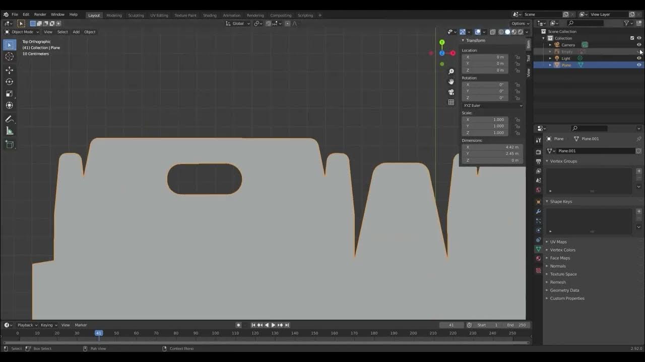 How to cut holes in objects in Blender YouTube