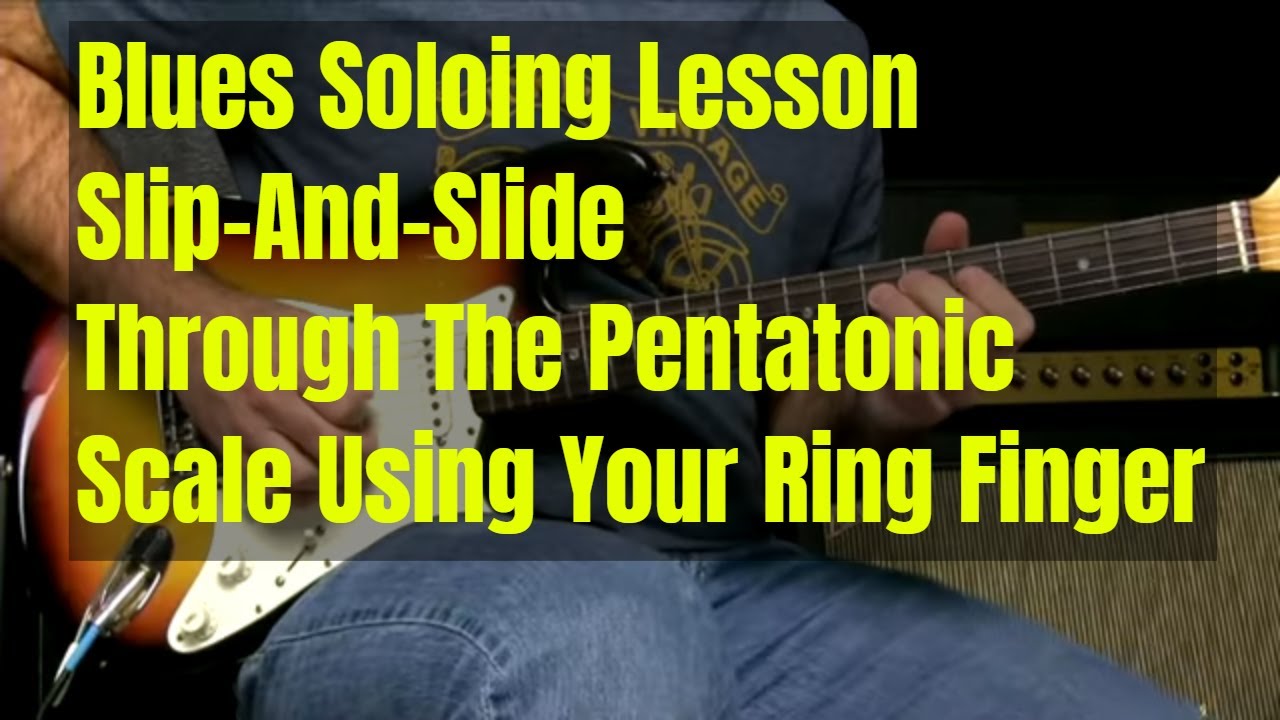 sliding pentatonic scale guitar