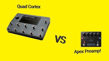 Neural Quad Cortex capture VS Horizon Devices APEX Preamp Pedal 3 MINUTES NO TALKING