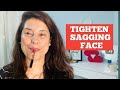Face lifting exercises with PENCIL| Get rid of Sagging Jowls, Laugh Lines| Rachna Jintaa
