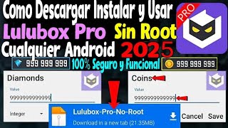 Como Instalar y Usar Lulubox Pro Sin Root para Cualquier Android || 2025