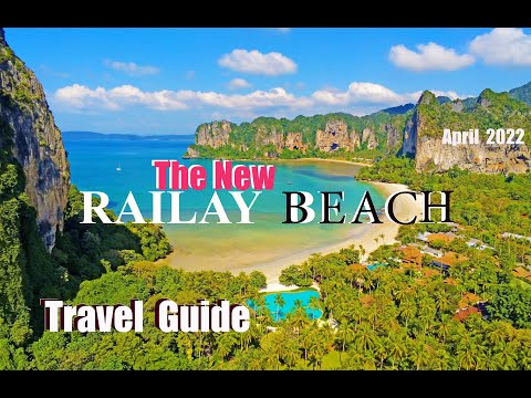 RAILAY BEACH KRABI | THAILAND | BAT CAVE | DIAMOND CAVE | Travel Guide   2022  4K