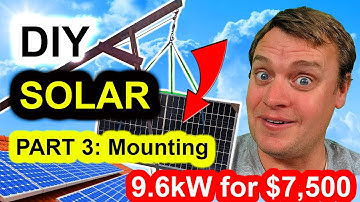 The Complete DIY Guide to Solar Panel System Installation - Part 3:  Rails and Mounting